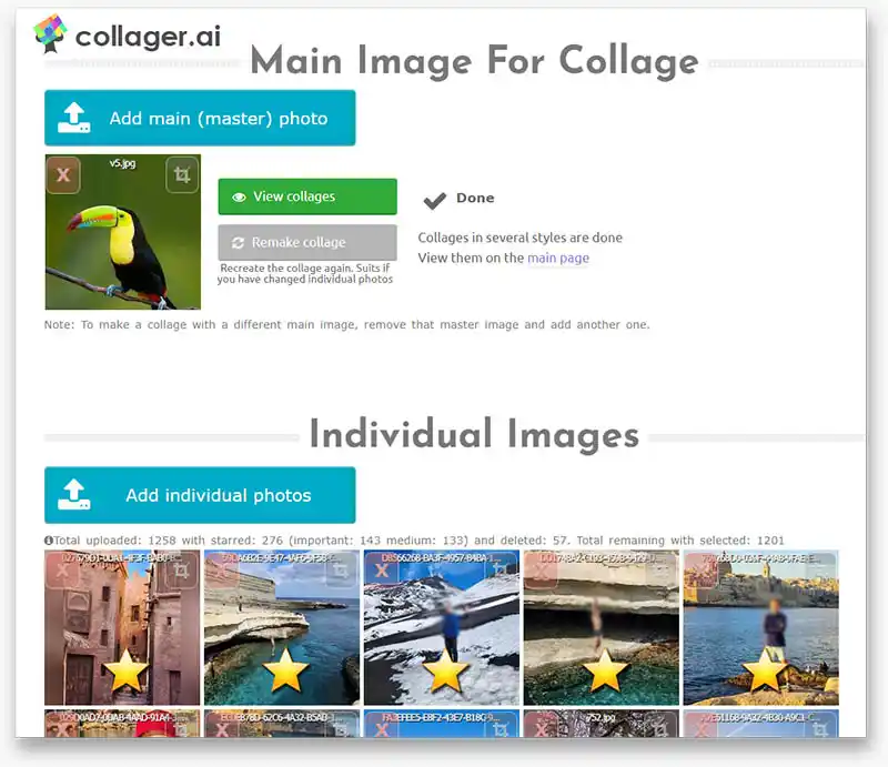 Easy steps for ai collage maker online